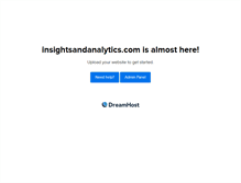 Tablet Screenshot of insightsandanalytics.com